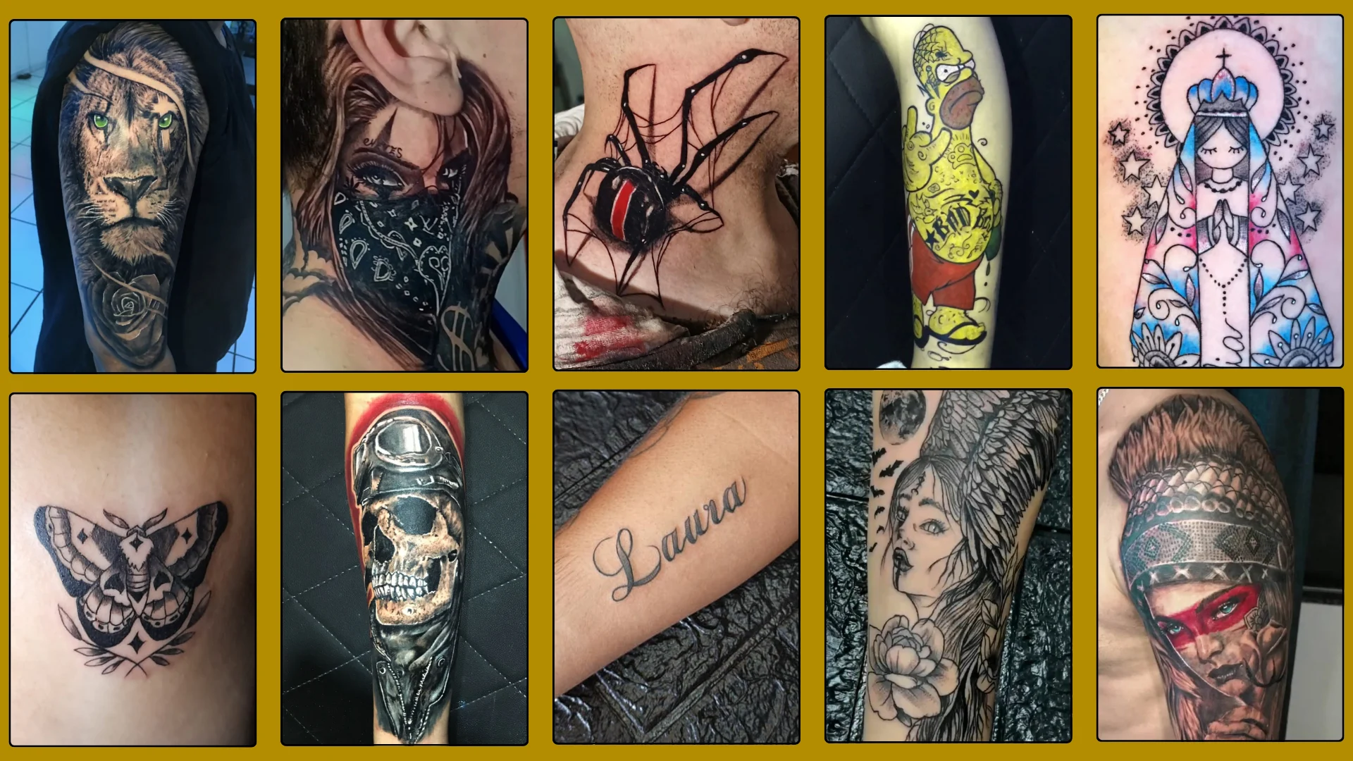 TATTOO DIVERSOS ESTILOS
